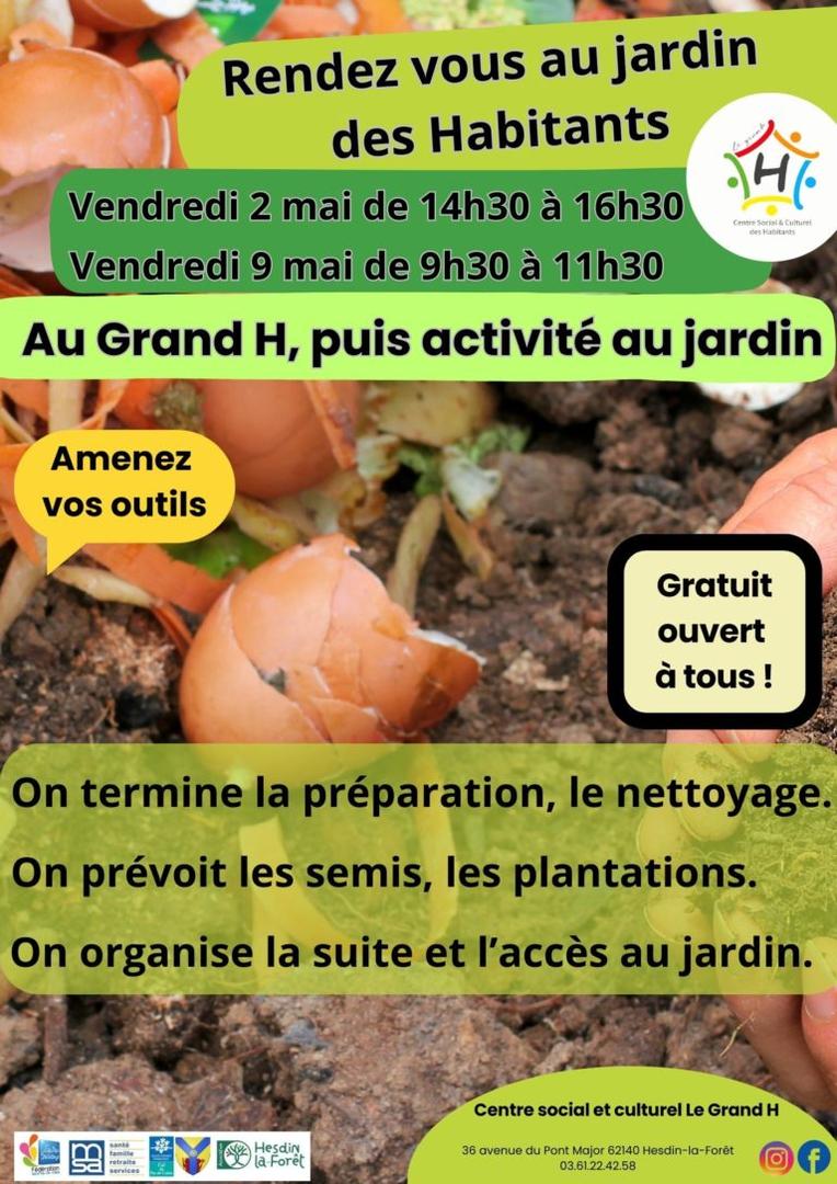 Lire la suite à propos de l’article Jardin partagé avec les habitants du Grand H